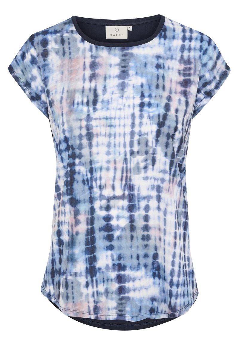 Damen T-Shirts | Kaffe BPERLINA T-Shirt print dark blue tie dye/blau - UN94847 Damen T-Shirts | Kaffe BPERLINA T-Shirt print dark blue tie dye/blau - UN94847