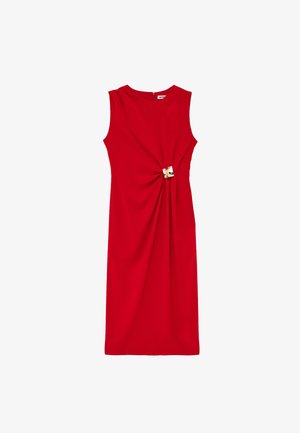 Koton, DRAPED SLEEVELESS MAXI DRESS. - Occasion wear - red