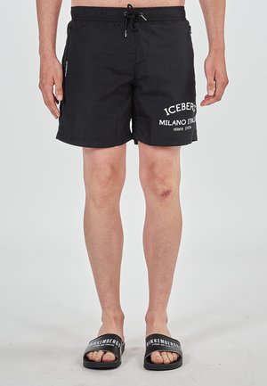 Iceberg BOXER LOGO MILANO - Shorts da mare - black