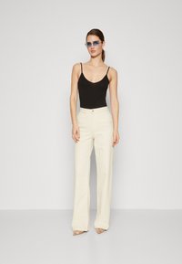 Vero Moda Tall VMMAXI MY SOFT V SINGLET 2 PACK - Topp - black