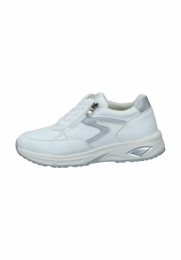 Sneaker low - weiss silber