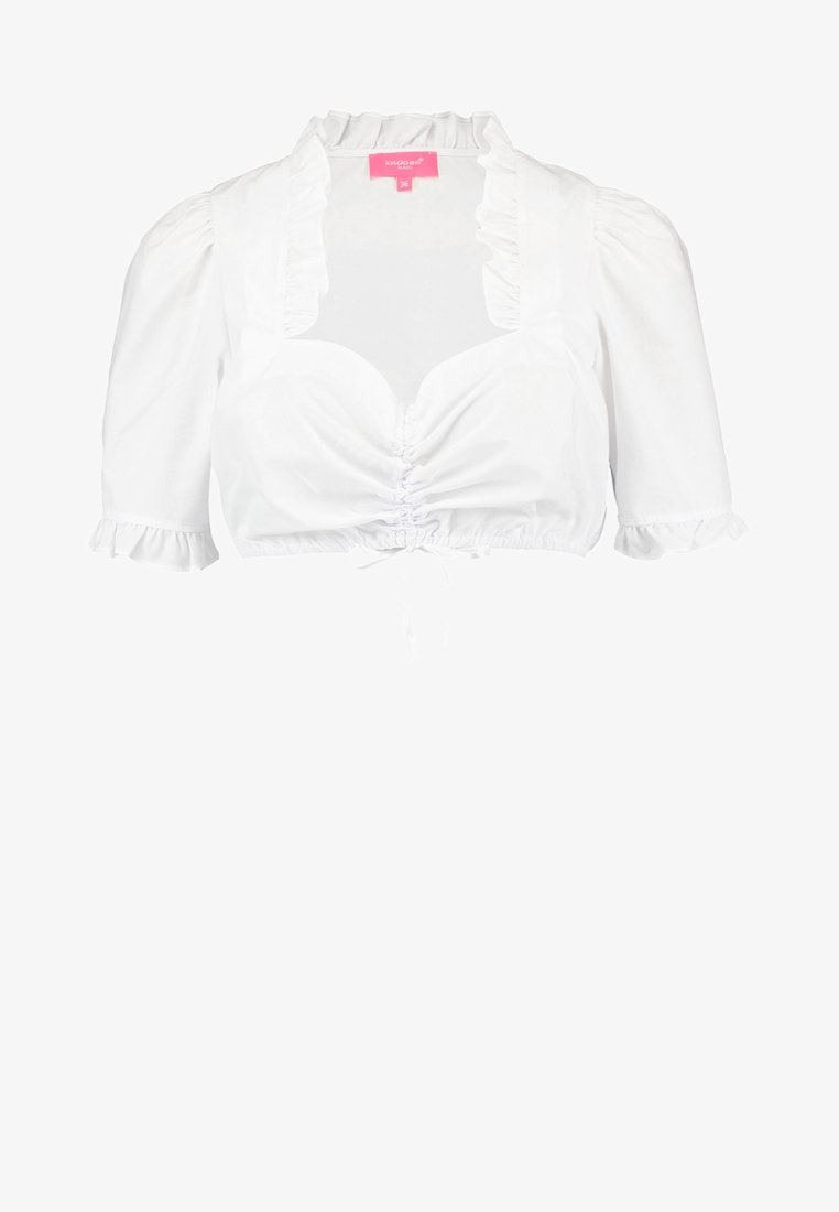 Kruger Dirndl Bluse Weiss Zalando De