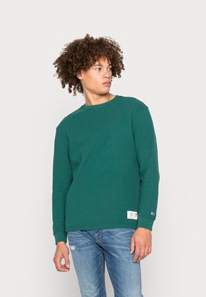 WAFFLE SNIT - Maglietta a manica lunga - rural green