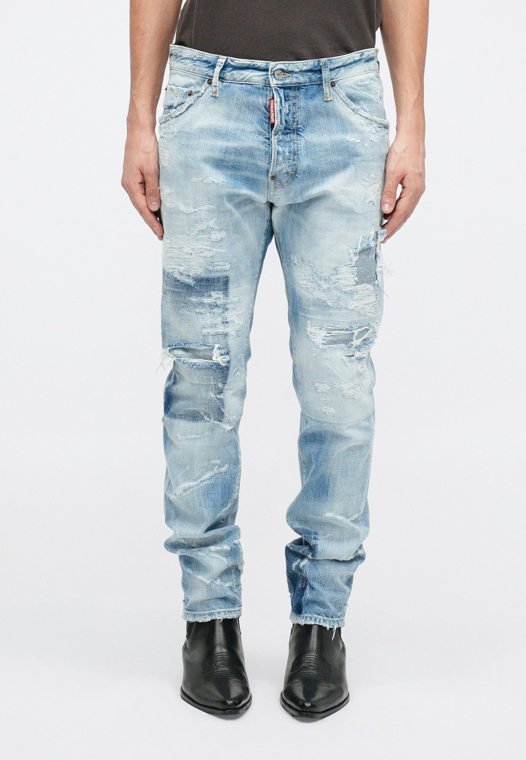 Dsquared2 COOL GUY - Calças de ganga justas - navy blue/ganga azul