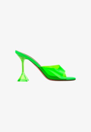 AMINA MUADDI, LUPITA MULES GREEN - Mules à talons - green