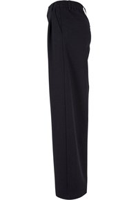 Urban Classics ULTRA WIDE PLEAT-FRONT - Hlače - black