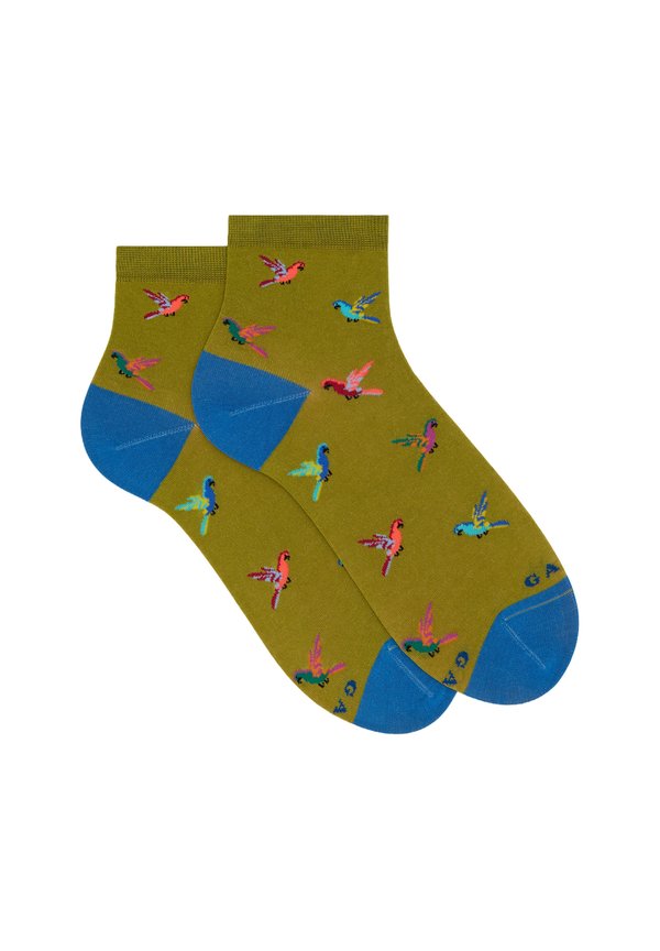 WITH PARROT PATTERN - Socken - verde