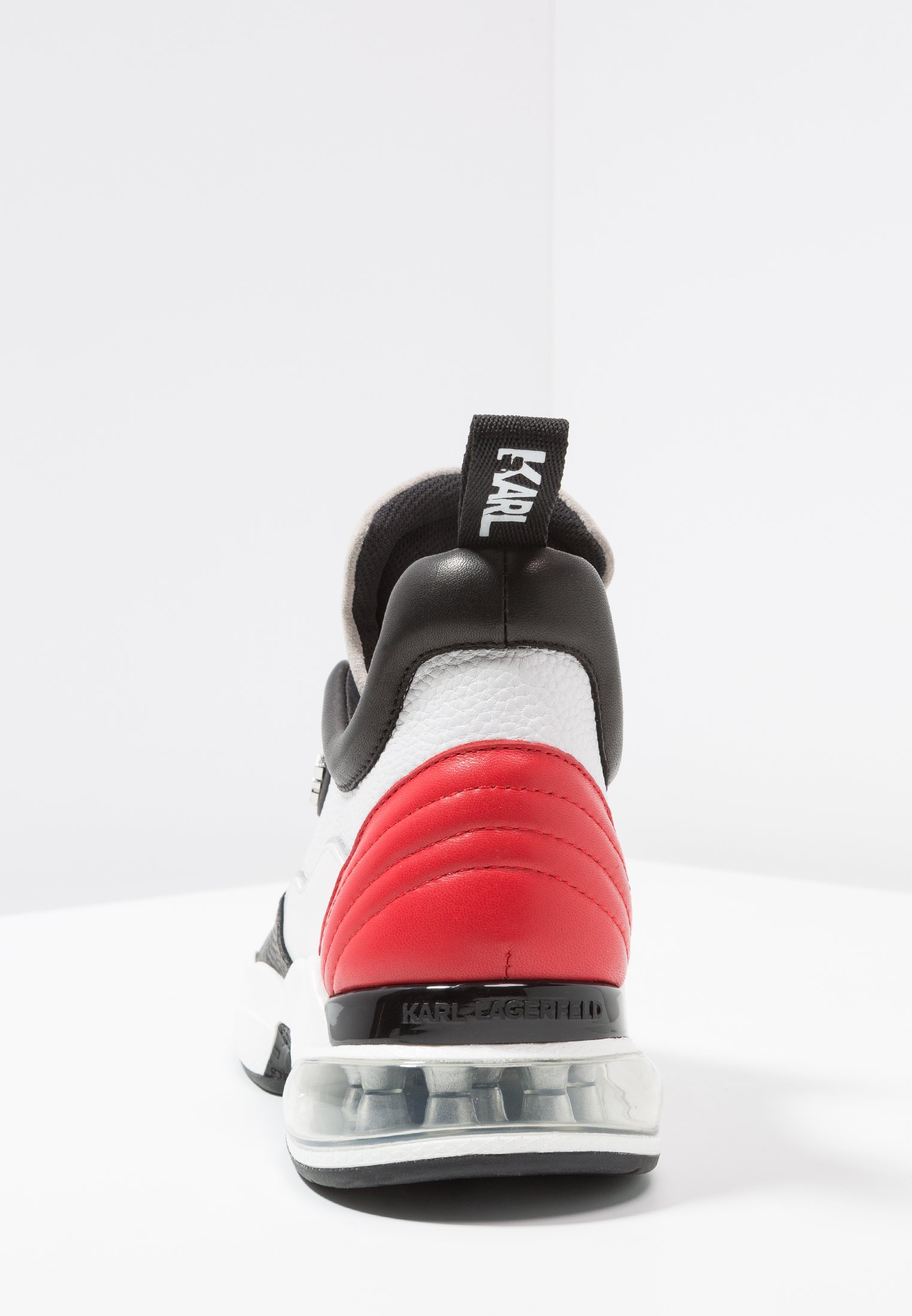 KARL LAGERFELD LAZARE MID Joggesko whitered Zalando.no KARL LAGERFELD LAZARE MID Høye joggesko whiteblack