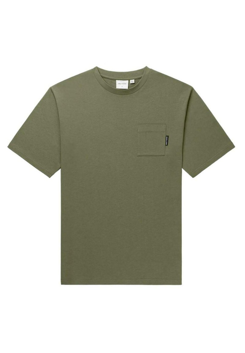 Daily Paper T-shirt basic donkergroen