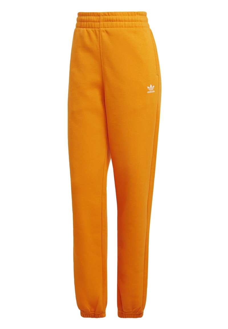 men orange adidas pants