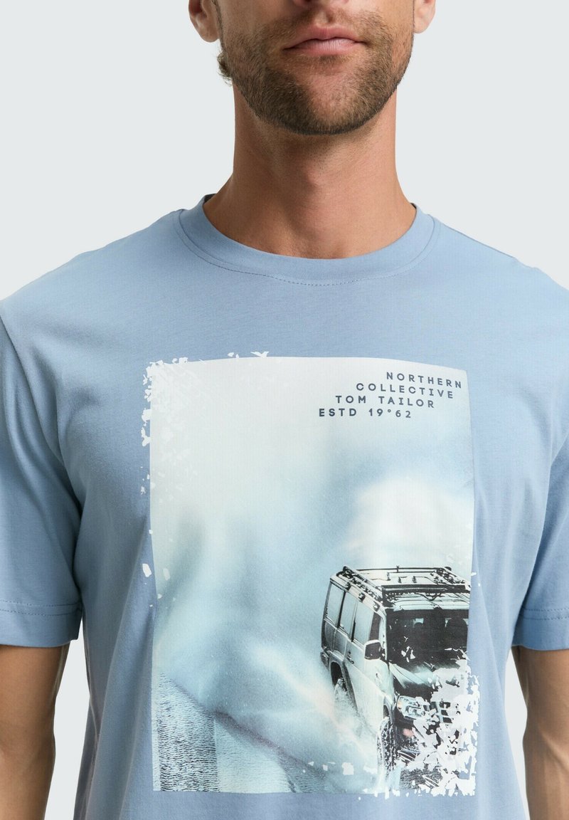 Pantalón Sudadera Corto Con Estampado - Azul/Tie-dye - NIÑOS | H&M ES