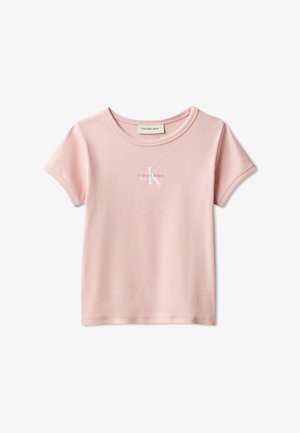 Calvin Klein Jeans, MONOLOGO TEE - Тениска с щампа - quartz pink