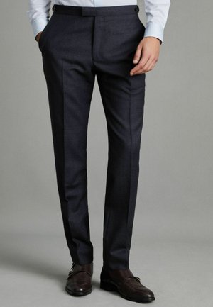 DUNN SLIM FIT TEXTURED  - Öltönynadrág - navy