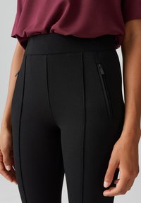 OPUS MID RISE SLIM FIT - Leggings - black