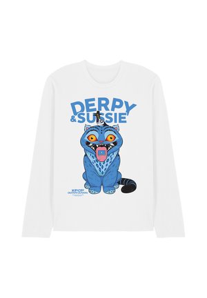 NETFLIX, KPOP DEMON HUNTERS DERPY AND SUSSIE DELIVERY - Long sleeved top - white