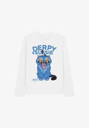 NETFLIX, KPOP DEMON HUNTERS DERPY AND SUSSIE DELIVERY - Long sleeved top - white