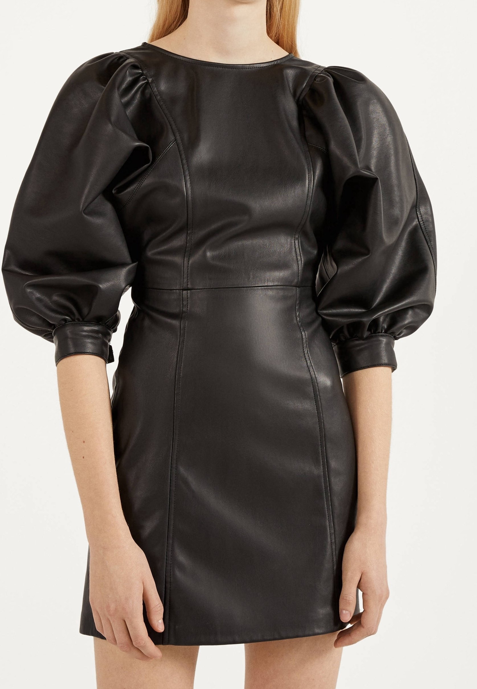 Bershka Shift dress - black - (Pre-owned) - Zalando Bershka Shift dress - black - (Pre-owned) - Zalando