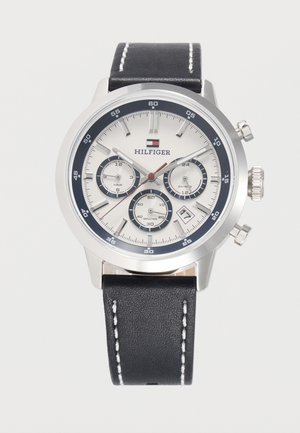 Tommy Hilfiger KENT - Kronográf óra - blue/silver-coloured/white