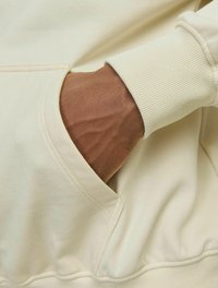 Jack & Jones GEDRUCKT - Mikina s kapucí - antique white