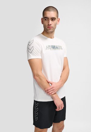 Hummel EFFORT  - Camiseta estampada - white