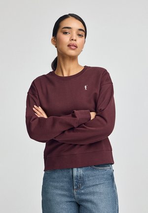 Sweatshirt - burgundy