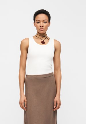 Vero Moda VMCHLOE SL SHORT TANK TOP NOOS - Top - snow white