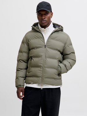 Jack & Jones JJELEMENTS PUFFER - Vinterjacka - dusty olive