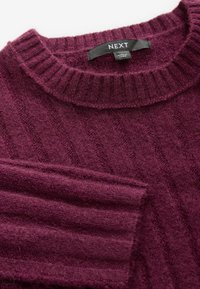 Next FIT AND FLARE MINI WITH - REGULAR FIT - Svetríkové šaty - red berry