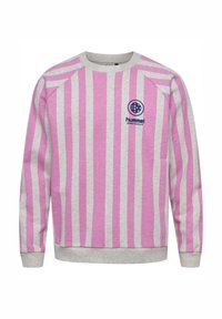 CREWNECK SOCCER LOVE - Sweater - tofu melange violet