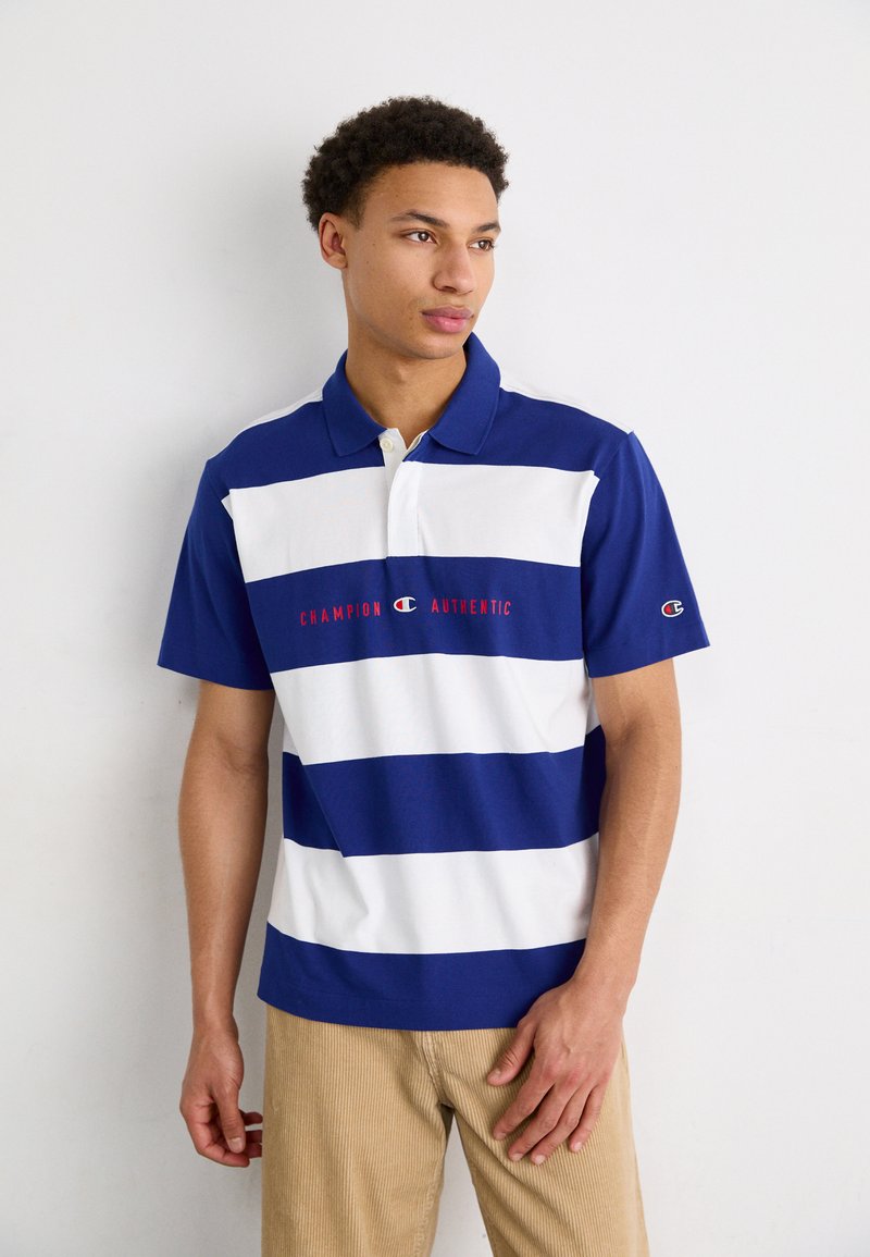Champion Rochester BOOKSTORE STRIPED - Polo - dark blue/white