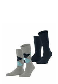 Burlington - EVERYD PACK 2 - Chaussettes - melange grey Image miniature 1