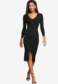 Lipsy STUDDED MIDI  - Laisvo kirpimo suknelė - black