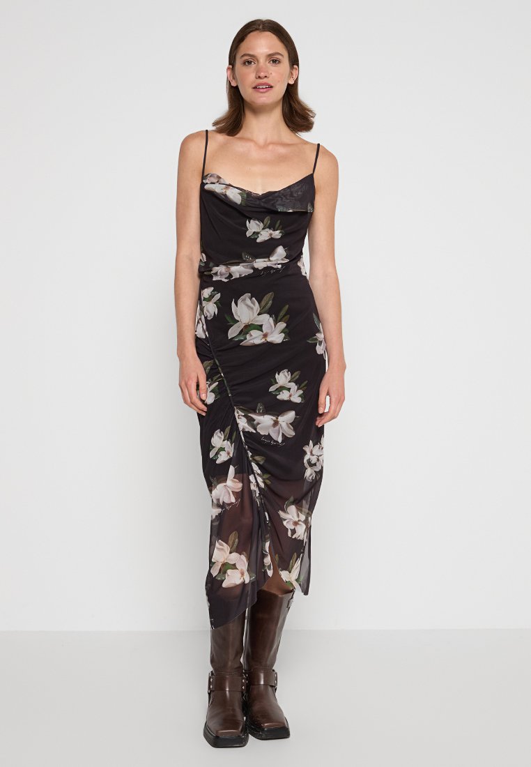 AllSaints Maxi-jurk zwart AllSaints Maxi-jurk zwart