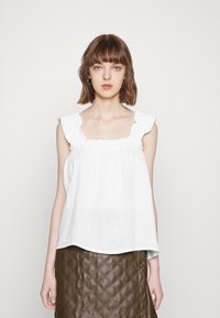 Pieces PCLELOU - Blusa - bright white