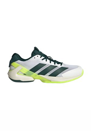 adidas Performance ADIZERO UBERSONIC 5 - Multicourt tennis shoes - cloud white aurora ivy lucid lemon