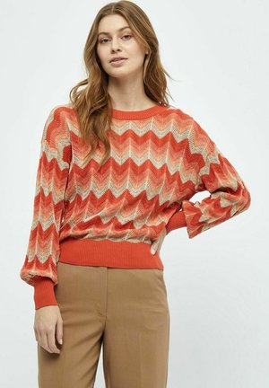 PCOLINA - Maglione - s orange rust st