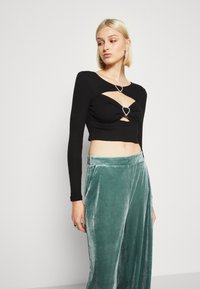 ONLY ONLMINDY - Top s dlhým rukávom - black