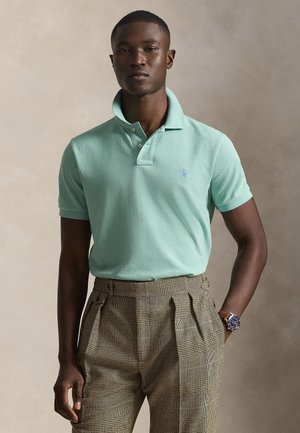 THE ICONIC MESH POLO SHIRT - Pólóing - celadon