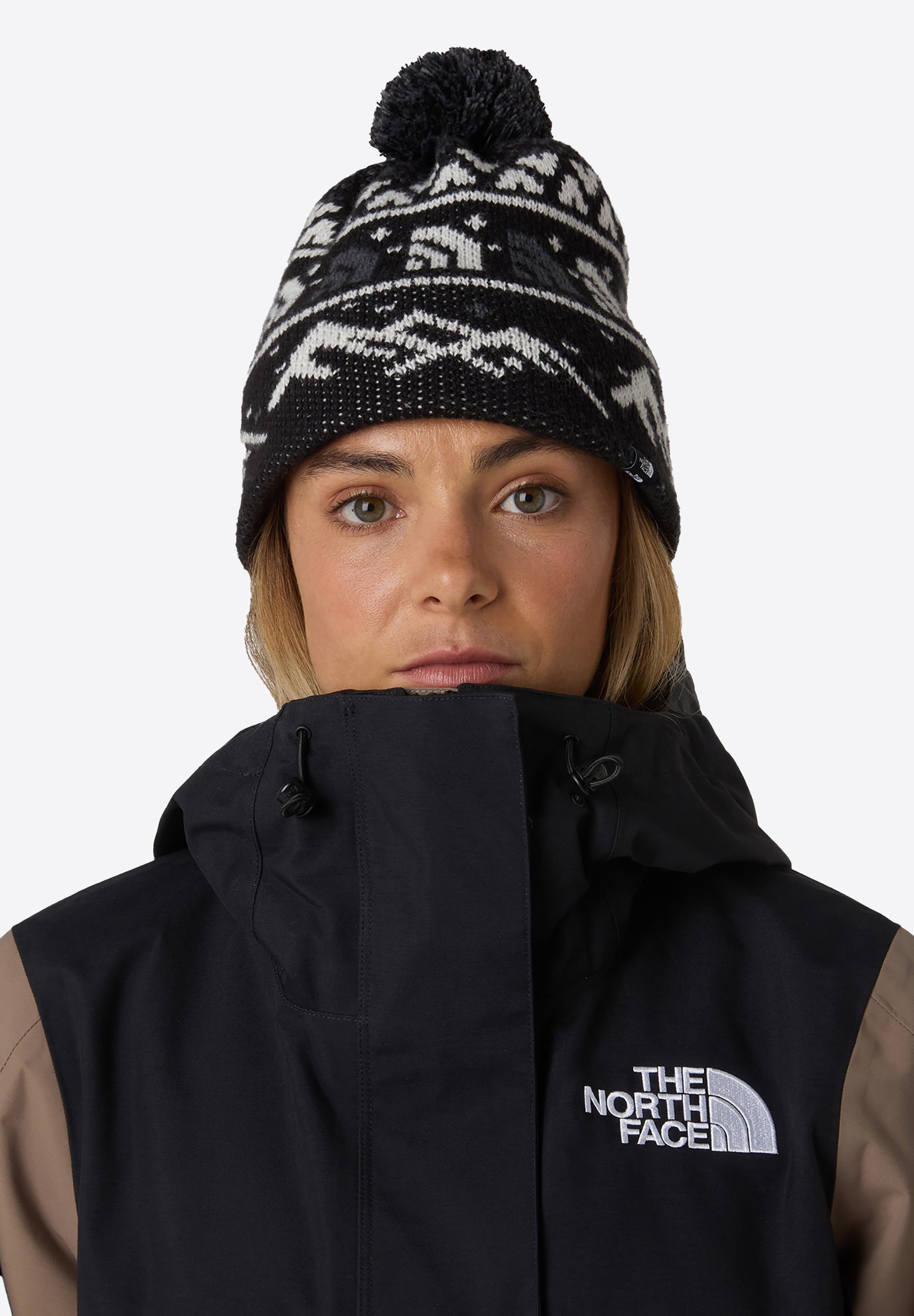 The North Face CABIN SKI TUKE UNISEX - Beanie - tnf black jacquard