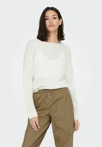 JDY JUSTY MAYA - Pullover - cloud dancer