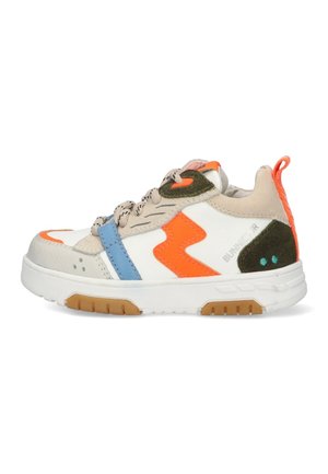 NASH NOA - Sneakers laag - beige oranje wit blauw