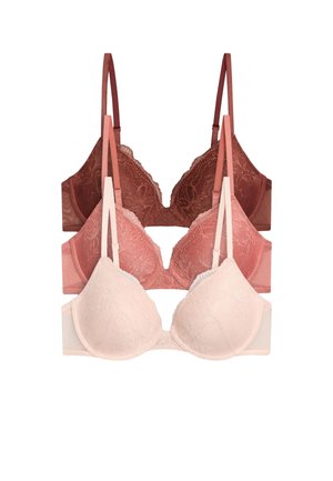 THE SET 3 PACK - Soutien-gorge à armatures - rust brown  blush pink