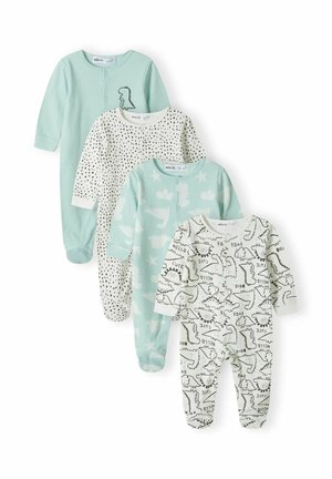 4 PACK  - Nattdräkt - green off white