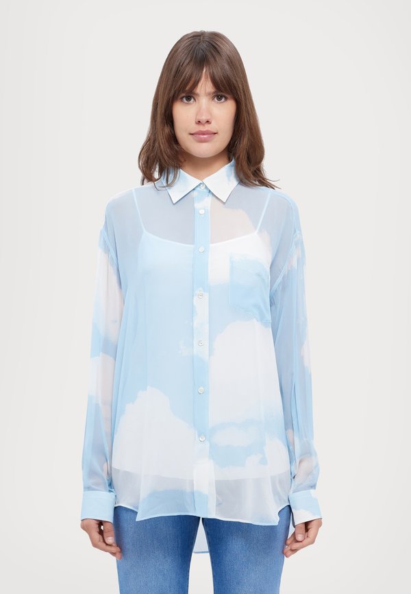CAMICIA - Blouse - fantasia azzurro2