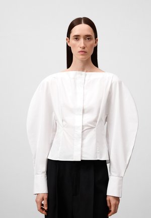 BOAT NECKLINE - Blus - white
