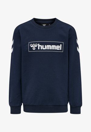 Hummel HMLASHER - Sweatshirt - dress blues/blau