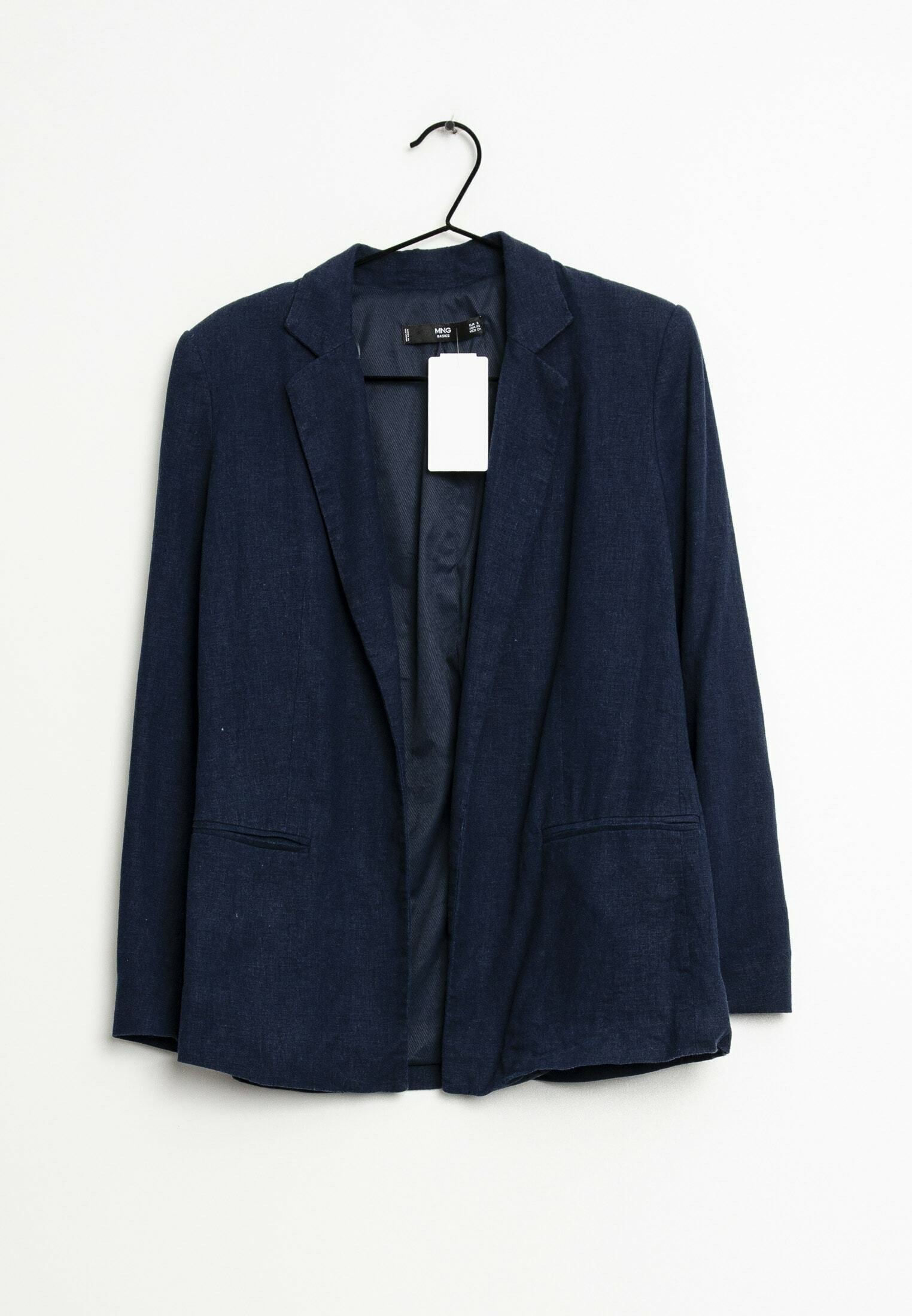 Blazer azul marino mujer mango Clearance