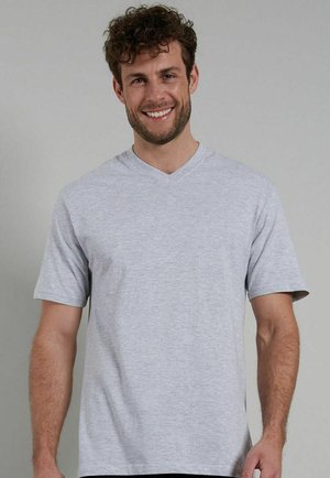 2PACK - Basic T-shirt - grau melange