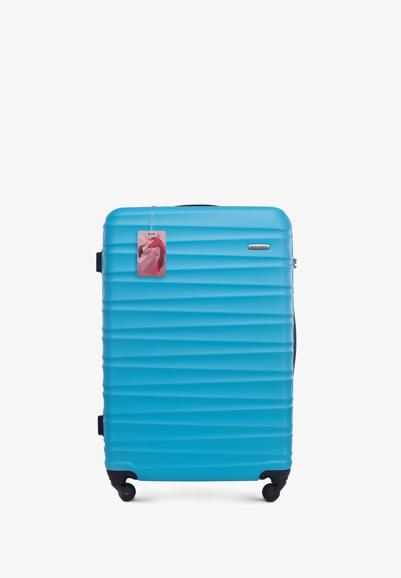 WITTCHEN LARGE SUITCASE WITH LUGGAGE TAG FROM ABS - Valise à roulettes - blue