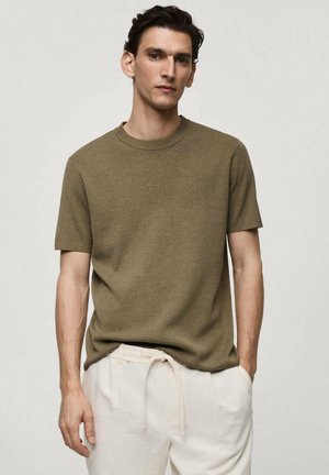 Mango T-shirts basic - olive